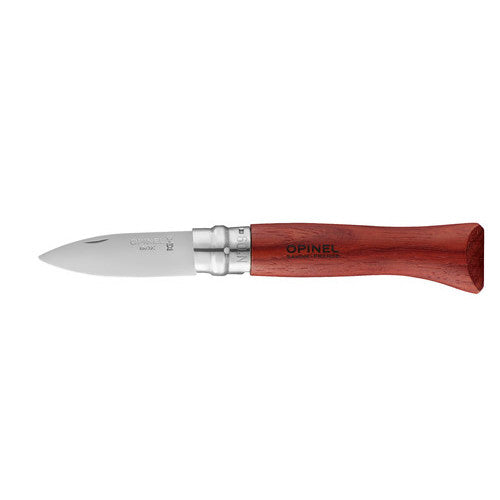 Opinel - N°09 Stainless Steel Folding Oyster Knife|Padouk Handle|不鏽鋼檀木柄開蠔摺刀