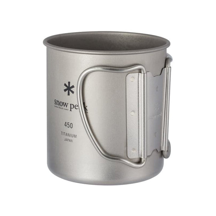 Snow Peak - Titanium Single Cup 450|Single Layer Titanium Cup 450ml|MG-143