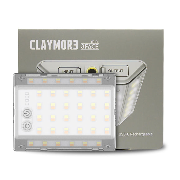 Claymore - 3Face Mini Outdoor Lantern|800流明LED戶外營燈|CLF-500