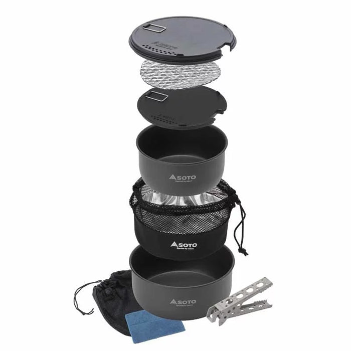 SOTO - Navigator Cookset 露營鍋具套裝9件組|SOD-501