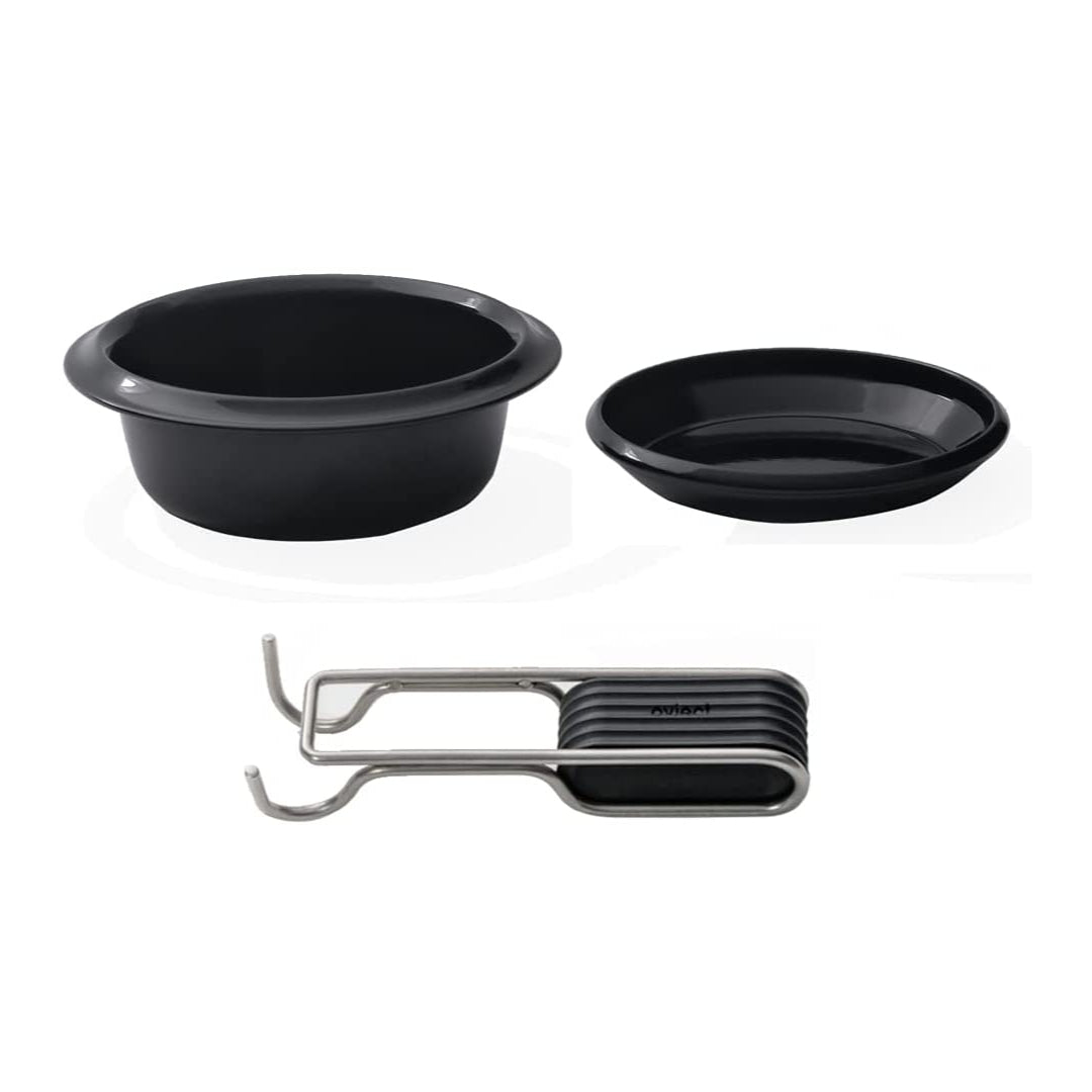 Ovject - Skillet Plate & Self Pot 650ml|琺瑯鍋碗及煎碟連手柄|可IH及明火使用