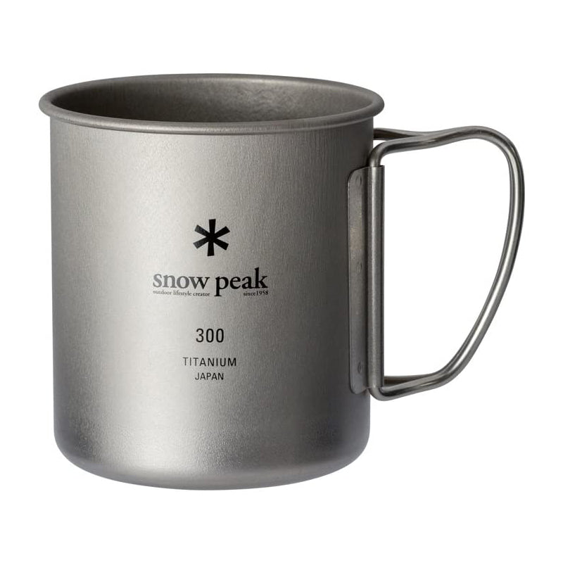 Snow Peak - Titanium Single Cup 300|單層鈦杯 300ml|MG-142