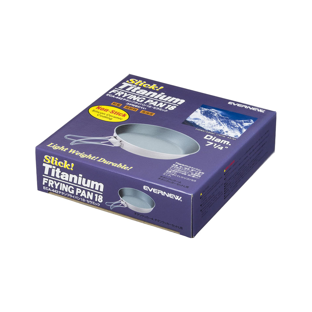 Evernew - Titanium Frying Pan 18 ceramic|鈦金屬易潔平底鍋 18cm|ECA442 - Somerare