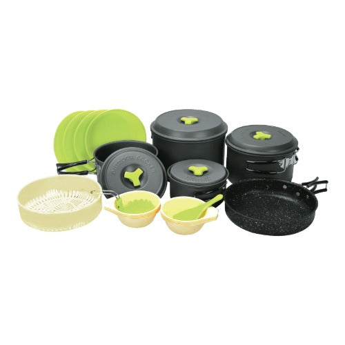 Snowline - Outdoor Hard Andoizing Cookset 7-8|硬鋁戶外鍋具套裝 7-8人用