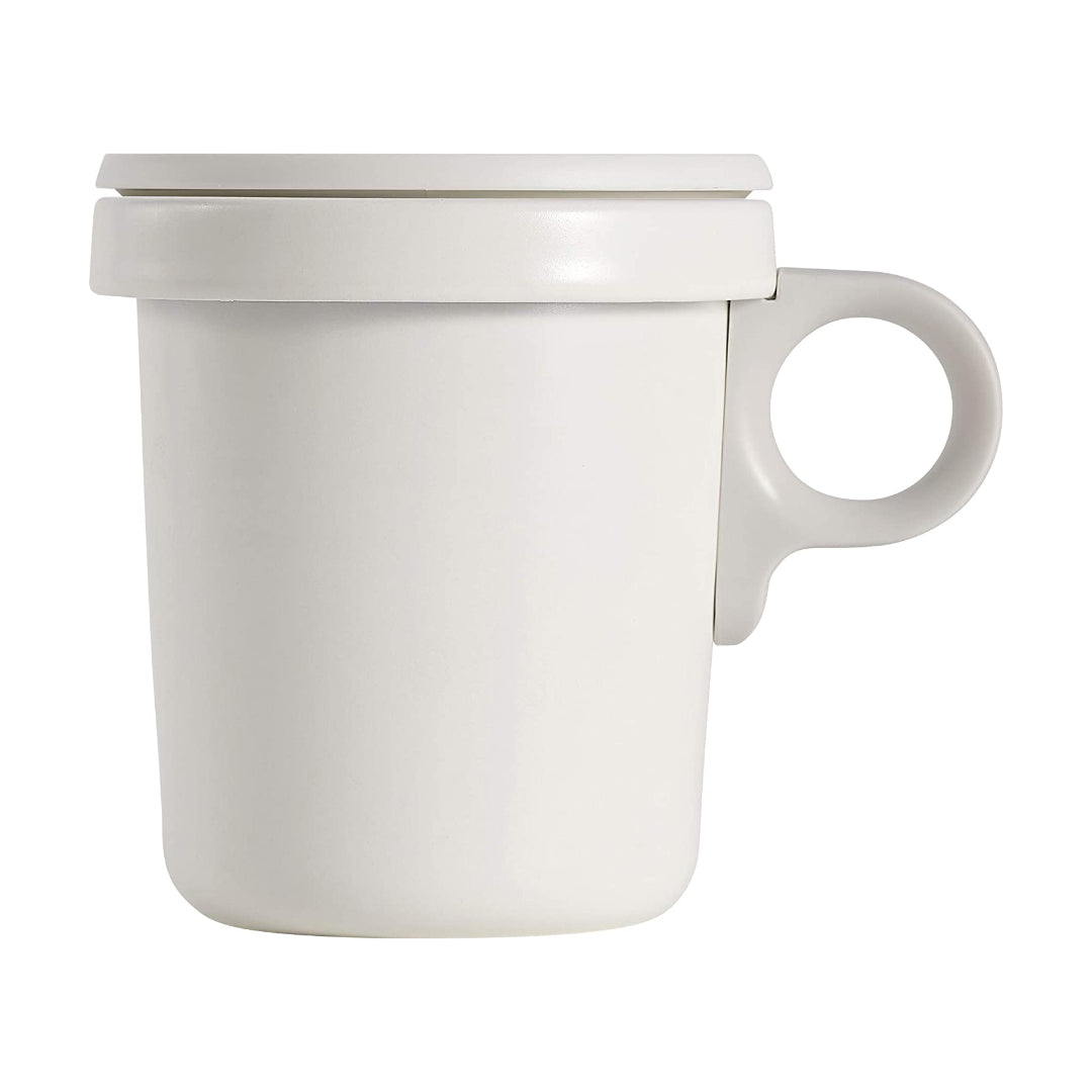 Ovject - Enamel Hook Mug 360ml|Enamel mug with lid|Can be used with open flame