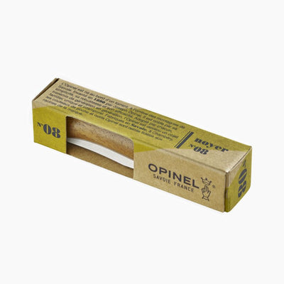 Opinel - N°08 Stainless Steel Folding Knife｜Walut Wood Handle｜不鏽鋼胡桃木柄摺刀
