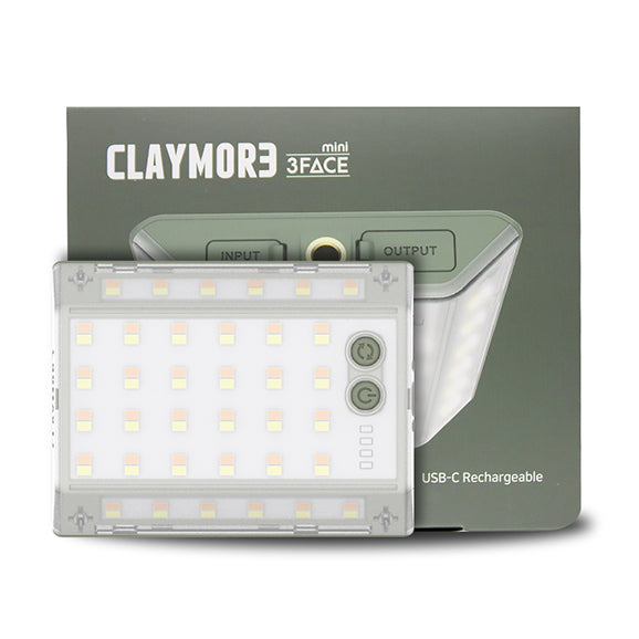 Claymore - 3Face Mini Outdoor Lantern｜800流明LED戶外營燈｜CLF-500