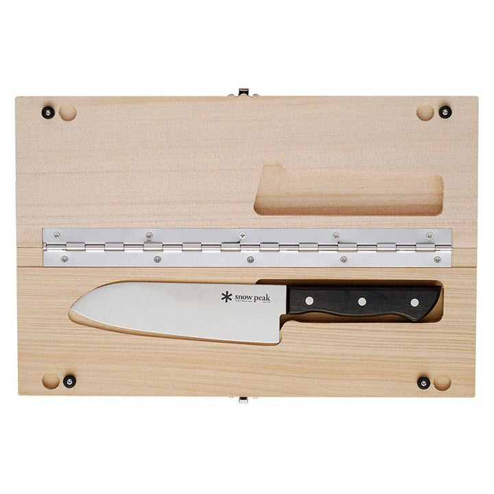 Snow Peak - Outdoor Cutting Board/Knife Set L｜CS-208