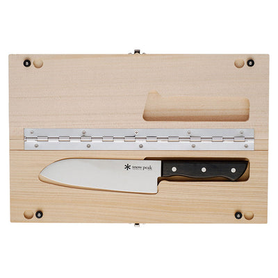 Snow Peak - Outdoor Cutting Board/Knife Set L｜CS-208