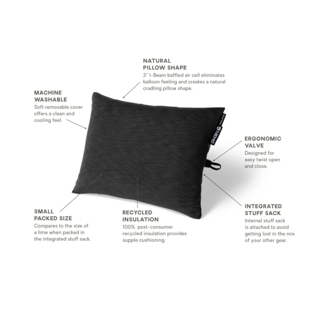 Nemo - Fillo Elite Ultralight Backpacking Pillow｜Ultralight Inflatable Camping Pillow