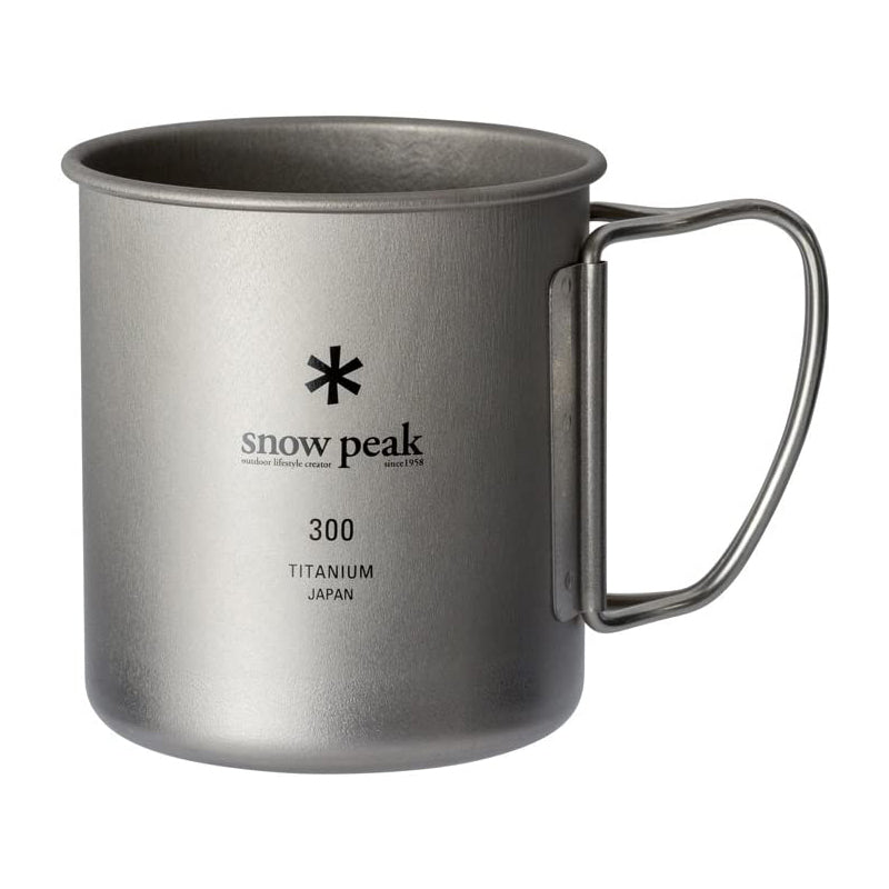 Snow Peak - Titanium Single Cup 300｜單層鈦杯 300ml｜MG-142