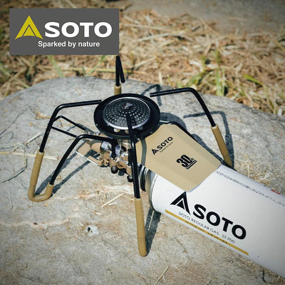 SOTO - Regulator Stove Mini Spider Stove｜ST-310｜Side Stove Gas Stove
