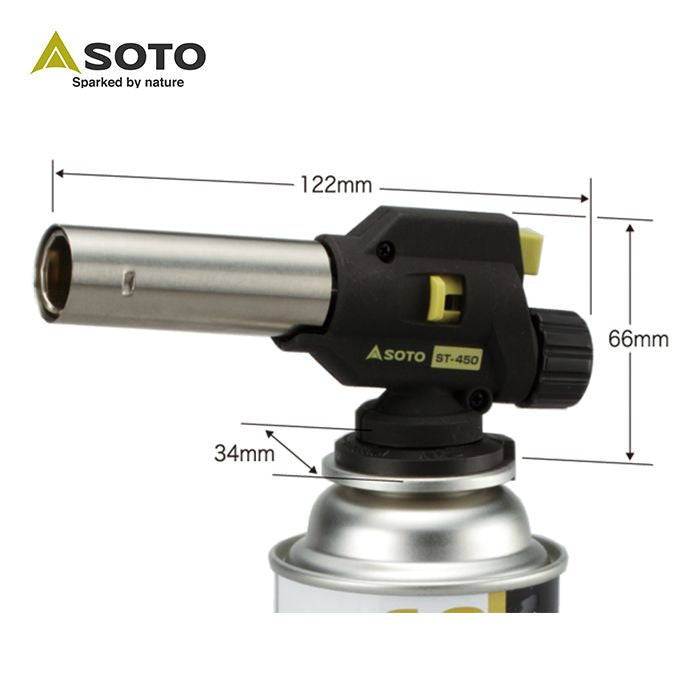 SOTO - Gas Torch Field Chacker｜Side Torch Gas Torch Head｜ST-450S